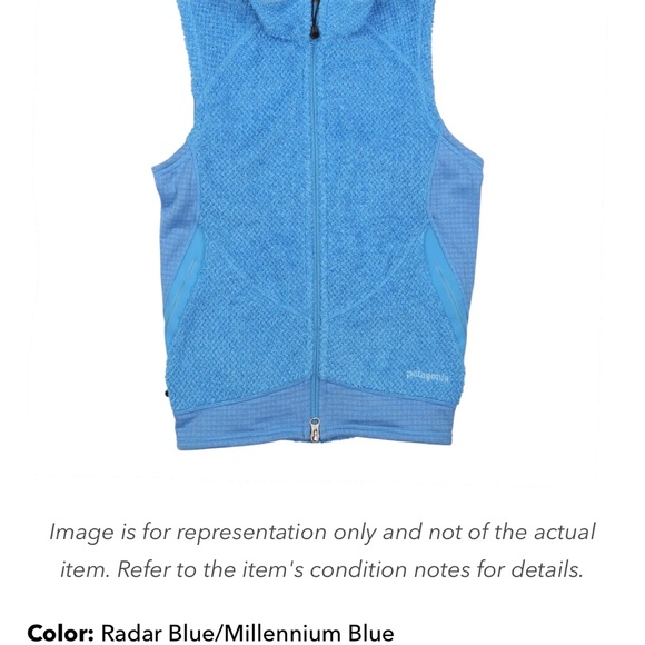 Patagonia R2 Vest Radar Blue/Millennium Blue Women’s Small - Picture 3 of 10